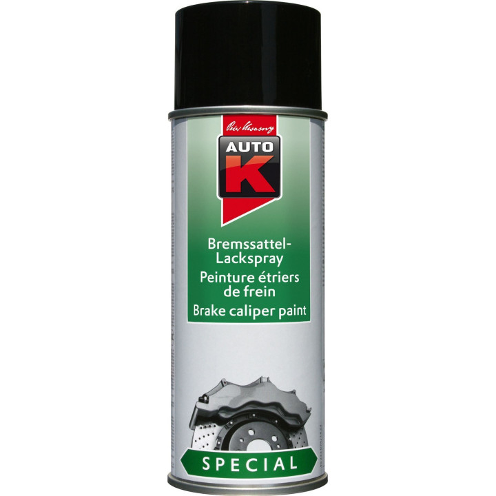 Bombe de peinture noir étriers de frein voiture Auto K 400ml
