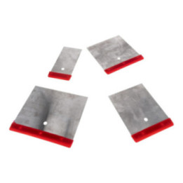 Cales à mastiquer en métal - Pour appliquer le mastic - Assortiment de 4 tailles - Auto K