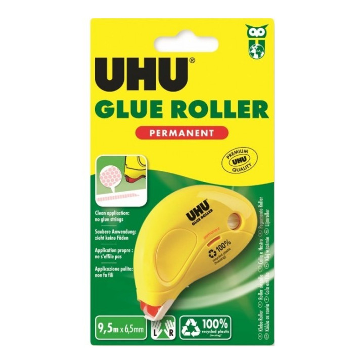 Colle Roller Permanent 9.5M X 6.5Mm - Uhu