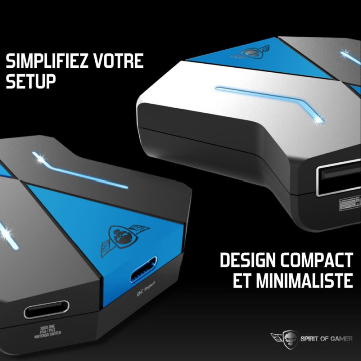 Adaptateur pour clavier et souris - Compatible manette PS4/PS3/Switch/XBOX - Spirit of Gamer