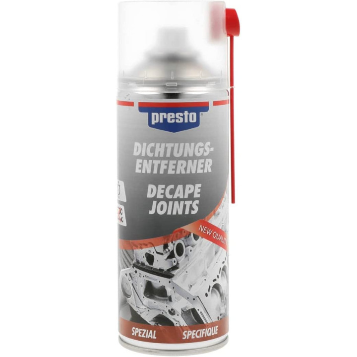 Produit décapant - Pièces automobiles - Action rapide - Bombe 400ml - Presto