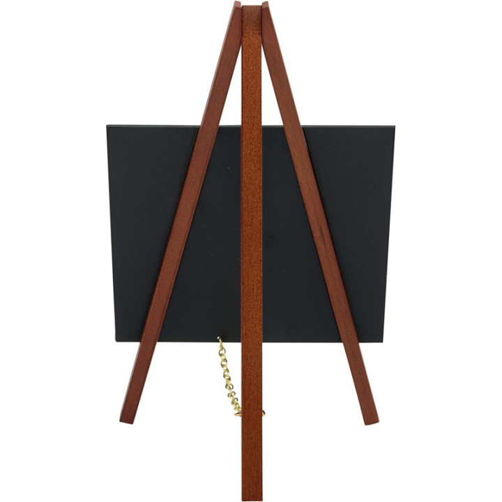Mini chevalet en bois - Ardoise noire - 24x15cm - Menu - Décoration de table