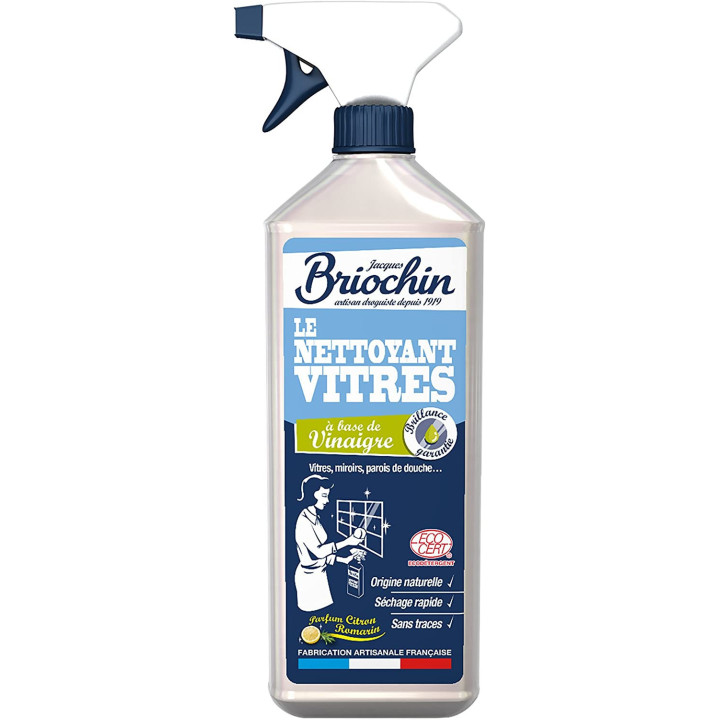 Produit nettoyant pour vitres - Naturel - A base de vinaigre - Briochin