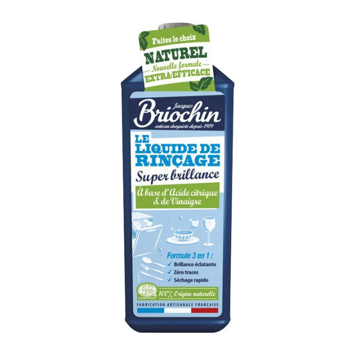 Liquide de rinçage pour lave-vaisselle - Produit naturel - Briochin - 750ml