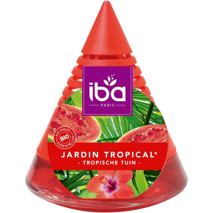 Parfum d'ambiance - Désodorisant d'intérieur - Senteur Jardin tropical - IBA