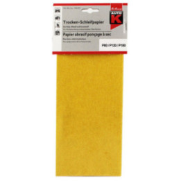 Papier abrasif - Ponçage à sec - Assortis de grain - 115mmx280mm - Auto K