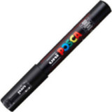 Marqueur Posca PC-1MC noir | pointe extra-fine conique