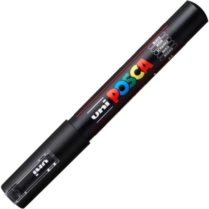 Marqueur Posca PC-1MC noir | pointe extra-fine conique