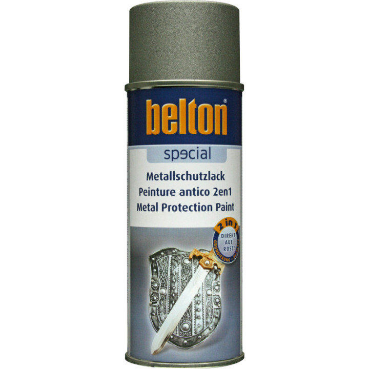 Bombe de peinture - Antirouille - Oxyde de fer - 3 en 1 - Apprêt - Peinture - Finition - Belton