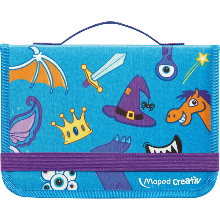 Jeux et dessins pour enfant - Mallette de voyage - Ardoise effaçable magnétique - Maped - Travel board
