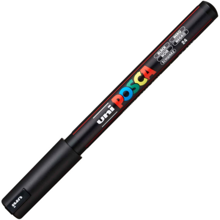 Marqueur Posca PC-1MR noir | pointe extra-fine calibrée