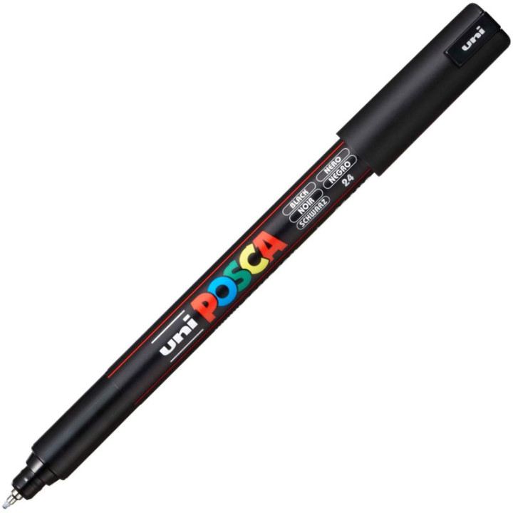 Marqueur Posca PC-1MR noir | pointe extra-fine calibrée