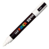 Marqueur Posca PC-5M blanc | pointe moyenne conique