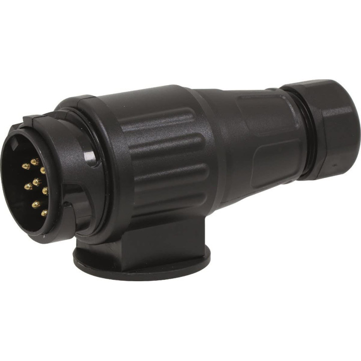 Prise - Mâle - 13 broches - IP44 - Pour remorque et caravane - Sodiflash