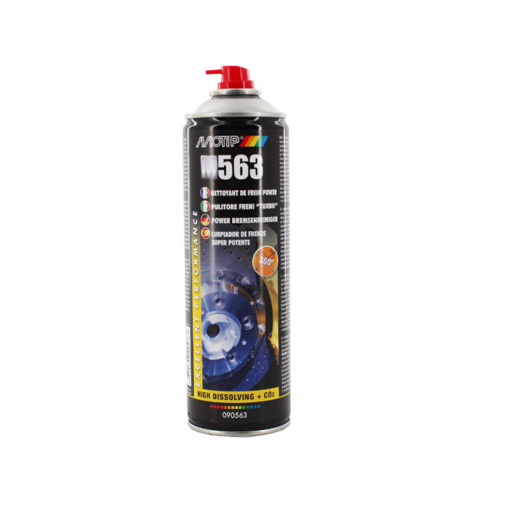 Bombe aérosol nettoyant de frein power Motip M563 500ml