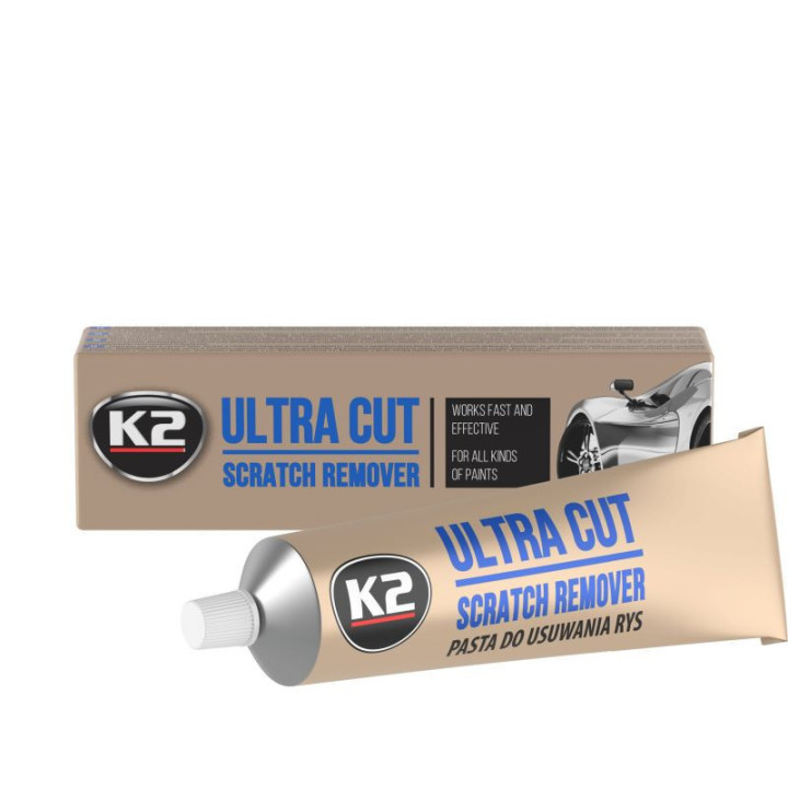 Pâte pour effacer les rayures - Carrosserie - Voiture - Moto - 100g - K2