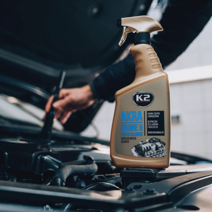 Spray - Produit pour nettoyant moteur - Voiture - Moto - K2 - 750ml