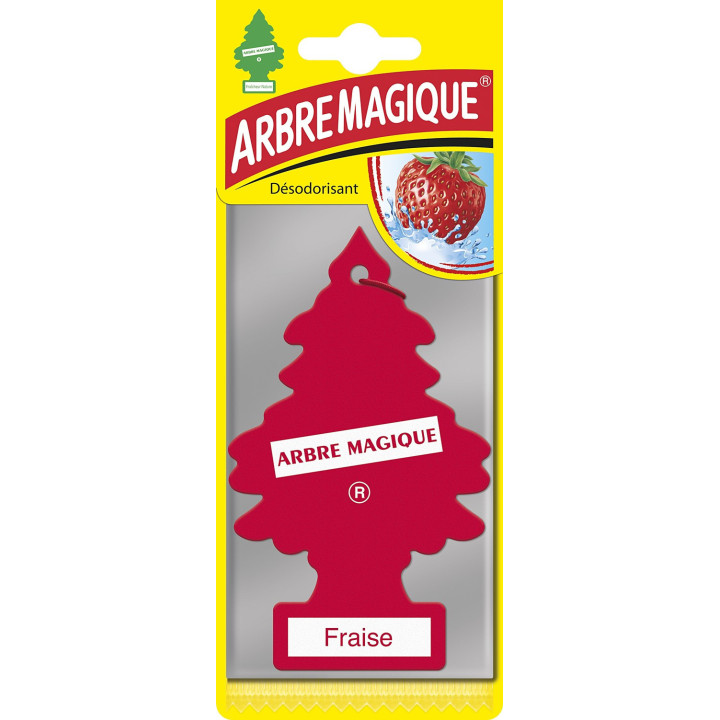 Sapin magique - Désodorisant pour voiture - Fraise - Arbre magique