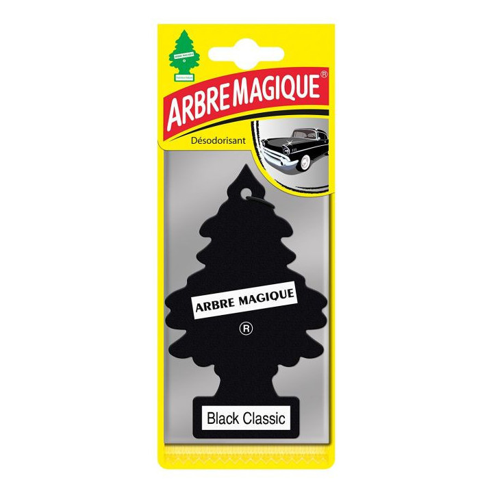 Sapin magique - Désodorisant pour voiture - Fraicheur - Black ice - Arbre magique