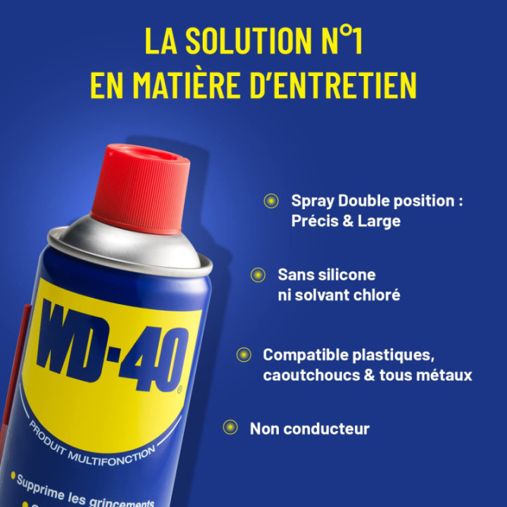 WD 40 - Dégraissant - Multifonction - Sans silicone - Avec embout - 400ml
