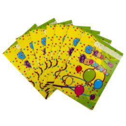 Cartons d'invitation pour anniversaire - Enfant - Ballons - 8 cartes + enveloppes