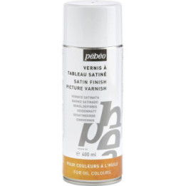 Vernis pour tableaux - Peinture à l'huile - Satiné - Pébéo - Bombe de 400ml