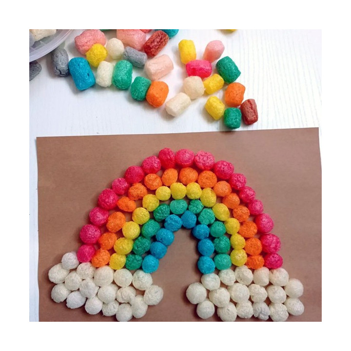 Flocons de maïs - Loisirs créatifs - Enfant - 100% naturels - Cléopâtre - Seau de 100 pièces