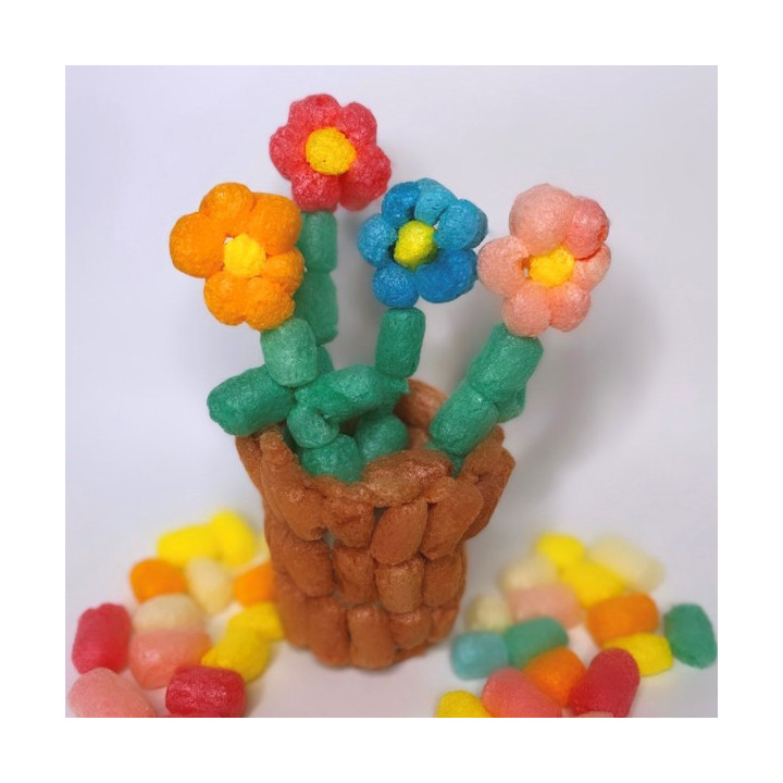 Flocons de maïs - Loisirs créatifs - Enfant - 100% naturels - Cléopâtre - Seau de 100 pièces