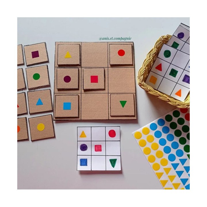 Gommettes - Enfant - Différentes formes et couleurs - Petite taille - Cléopâtre
