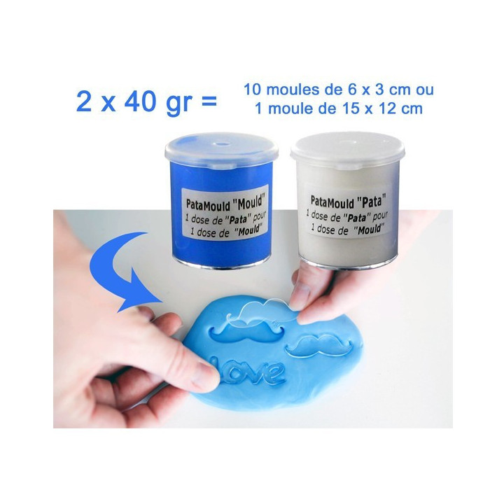 Pâte de moulage - Silicone - Bi composant - Cléopâtre - Pata'Mould