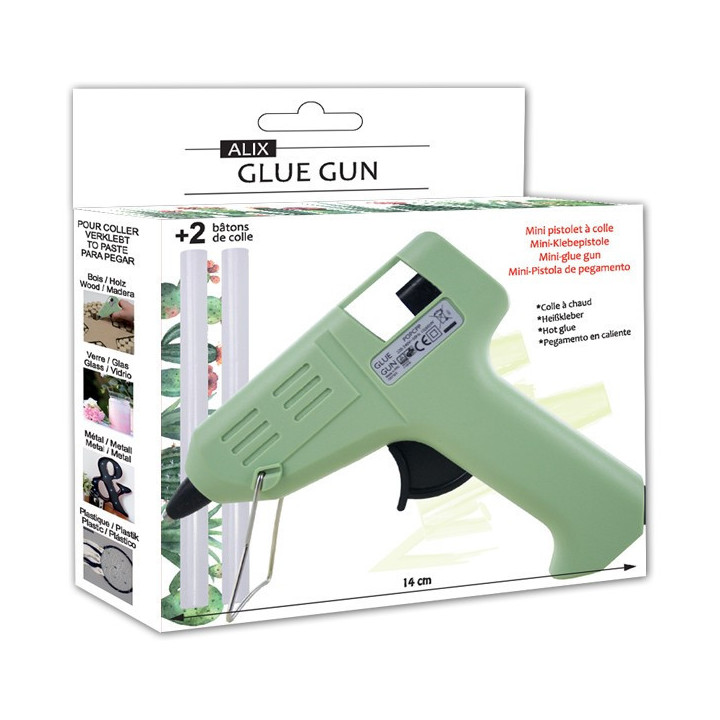 Petit pistolet à colle + recharges - Loisirs créatifs - Cléopâtre - Glue Gun Alix