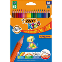 Crayons de couleur - Coloriage - Enfant - 18 couleurs - BIC Kids - Evolution