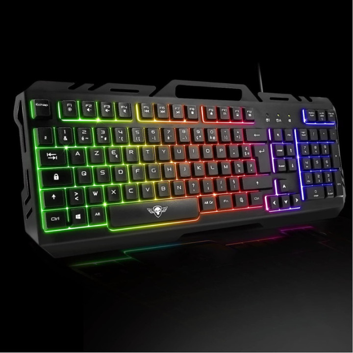 Clavier - Souris filaire - Tapis de souris - Gaming - Rétroéclairé - Spirit of Gamer - PRO MK5