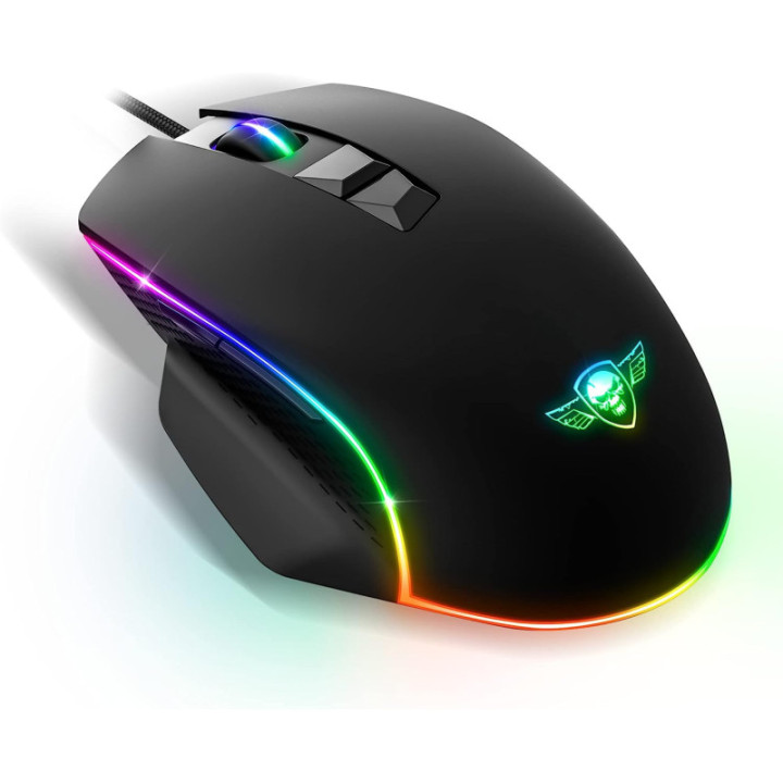 Souris gamer - Avec fil - Boutons programmables - Eclairage RGB - Spirit of gamer - PRO-M1