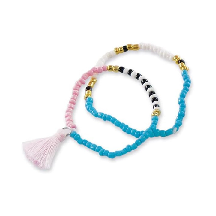 Kit pour réaliser des bracelets - Couleurs pastel - Enfant - Maped Creativ - Imagin'Style