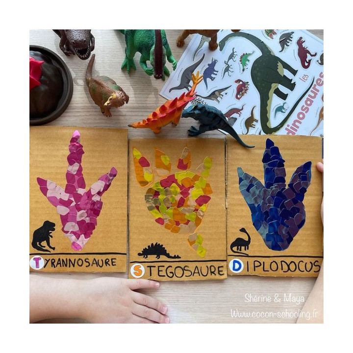 Gommettes - Mosaïques - Couleurs métallisées - Repositionnable - Cléopâtre