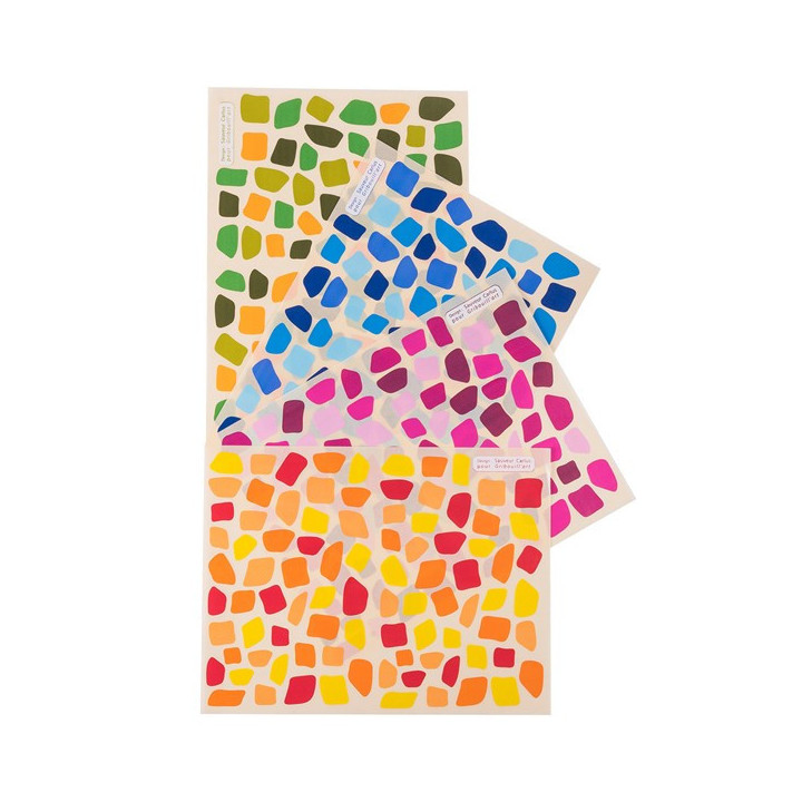 Gommettes - Mosaïques - Couleurs vives - Repositionnable - Cléopâtre