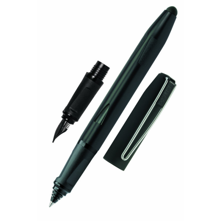 Stylo plume et stylo roller - Rechargeable - Noir - Ergonomique - ONLINE