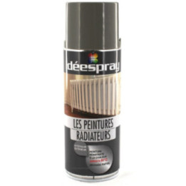 Bombe de peinture radiateur gris chaud - Sinto