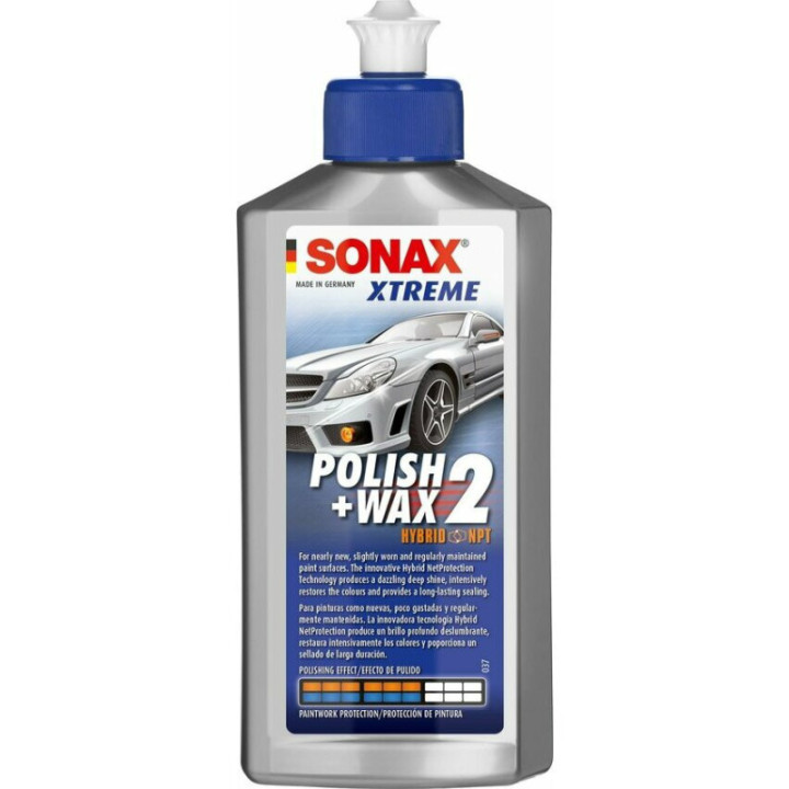 Polish + cire - Carrosserie de voiture neuve - SONAX - Xtreme - Polish+Wax2 - 250ml
