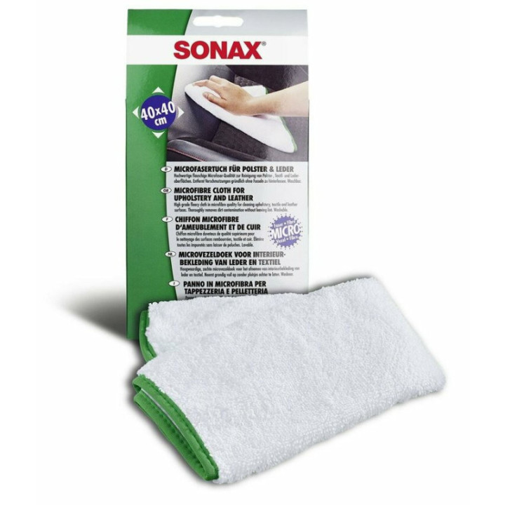 Chiffon - Microfibres - Cuir et textile - Sièges de voiture - SONAX