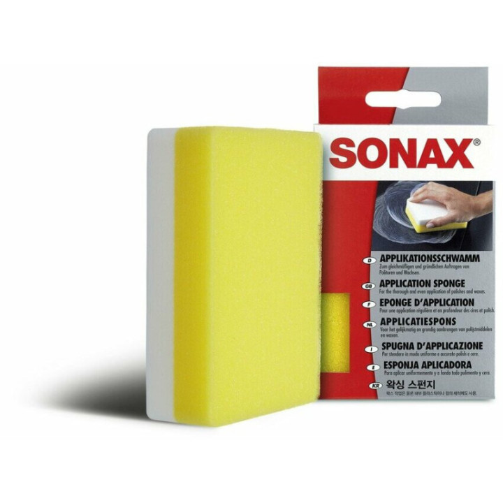 Eponge d'application - Polish et cire - Carrosserie de voiture - SONAX