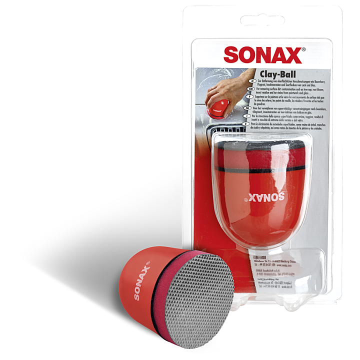Pad - Eponge de décontamination - Carrosserie - SONAX - Clay-Ball