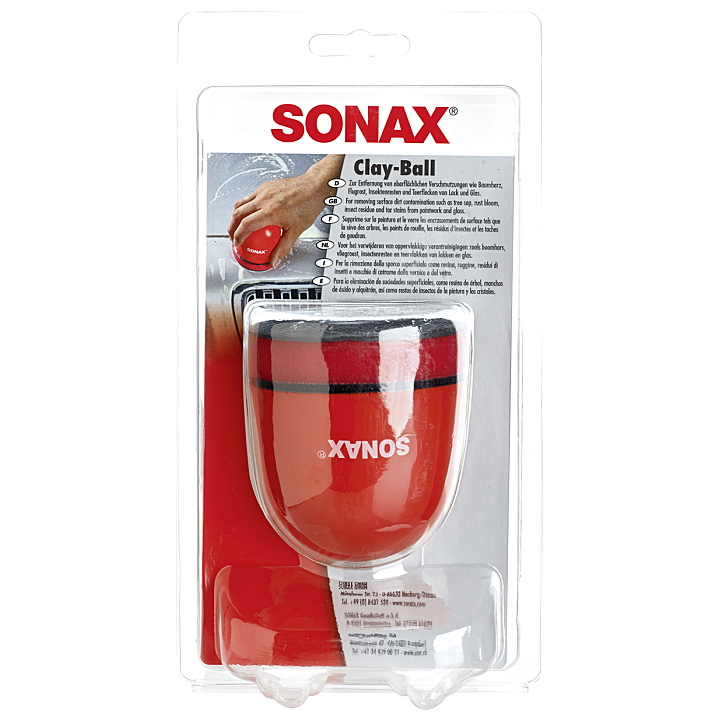 Pad - Eponge de décontamination - Carrosserie - SONAX - Clay-Ball