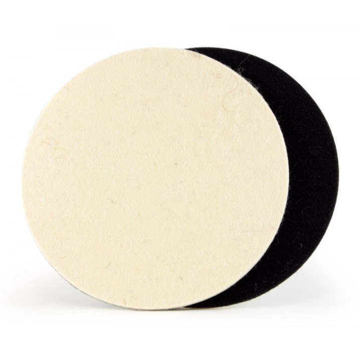 Disque en feutre - Tampon pour polir les vitres - Voiture - Diamètre 127mm - 2 pièces - SONAX
