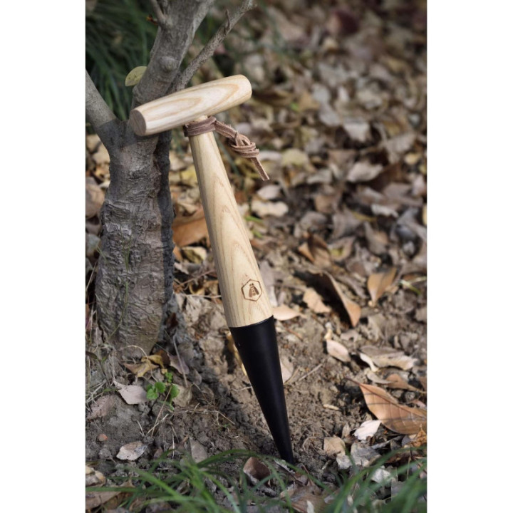 Outils de jardinage - Pelle - Plantoir - Griffe - Manche en bois - Laguiole