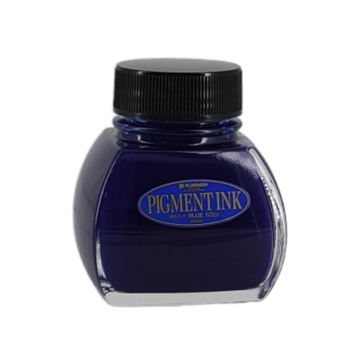 Bouteille - Encre Bleu - 60 ml - Calligraphie - Platinum