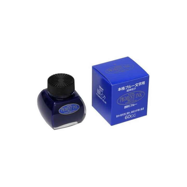 Bouteille - Encre Bleu - 60 ml - Calligraphie - Platinum