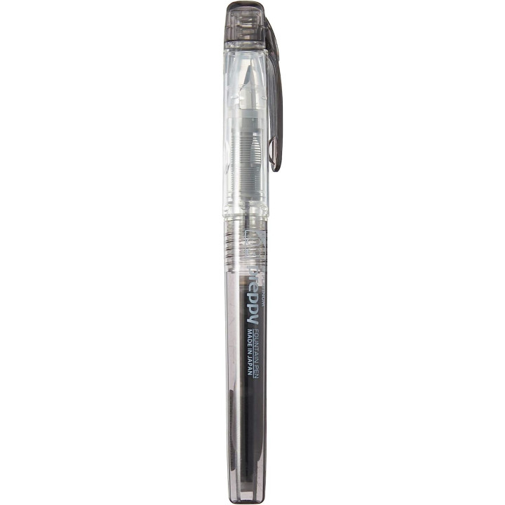Stylo plume - Plume fine - 0,3mm - Noir - Rechargeable - Platinium - Preppy
