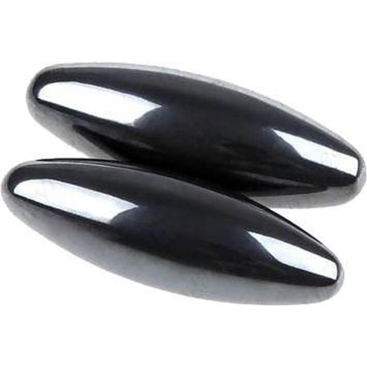 Pierres magnétiques - Aimantées - Sonores - 2 pierres - 6 cm de longueur